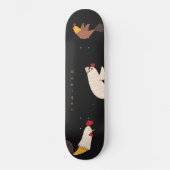 Skateboard crash chiens modernes farmhouse monogram (Recto)
