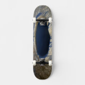 Skateboard Cratère aérienne Pingualuit, Québec, Canada. (Recto)