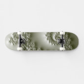 Skateboard Cravate à motif fractal vert pâle (Horz)