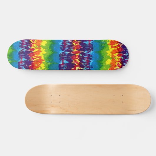 Skateboard Cravate-Teindre-Planche à roulettes (Horz)