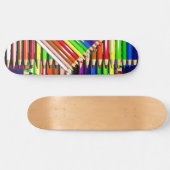 Skateboard crayons de couleur (Horz)