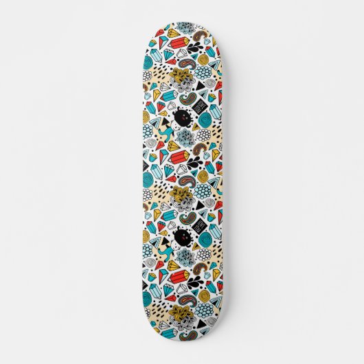 Skateboard Crazy head (Devant)