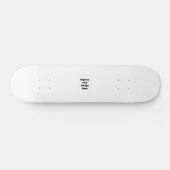 Skateboard Create Your Own white  (Horz)