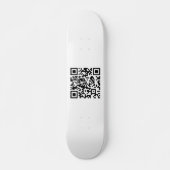 Skateboard Création instantanée de code QR (en entrant votre  (Devant)
