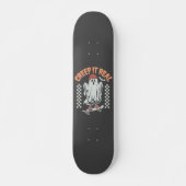 Skateboard Creep It Real Retro Halloween patinage fantôme (Devant)