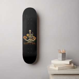 Skateboard CREEP IT VRAIMENT effrayant citrouille squelette d