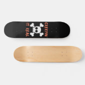 Skateboard Creepin it Real Skull (Horz)
