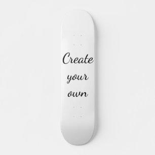 Skateboard Créez les vôtres