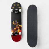 Skateboard Créez vos propres couleurs de traits verts (Recto)