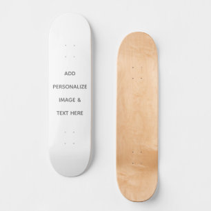 Skateboard Créez votre propre blanc