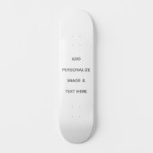 Skateboard Créez votre propre blanc (Recto)