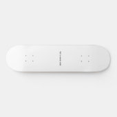 Skateboard Créez votre propre blanc (Horz)