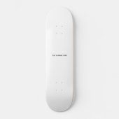 Skateboard Créez votre propre blanc (Recto)