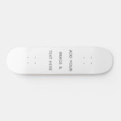 Skateboard Créez votre propre blanc  (Horz)