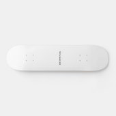 Skateboard Créez votre propre blanc (Horz)