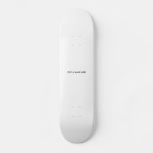 Skateboard Créez votre propre blanc (Recto)