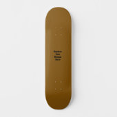 Skateboard Créez Votre Propre Brun (Recto)