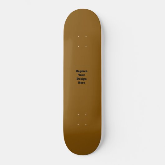 Skateboard Créez Votre Propre Brun (Recto)