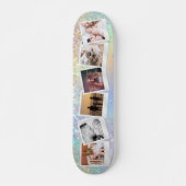 Skateboard Créez votre propre Parties scintillant holographiq (Devant)