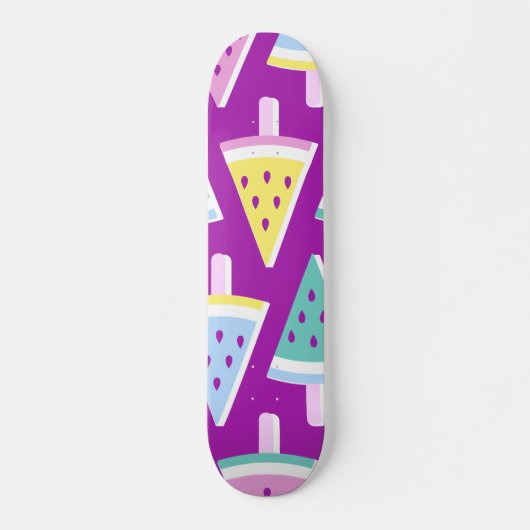 Skateboard Crème de glace de pastèque (Devant)