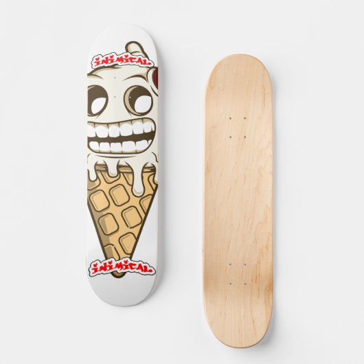 Skateboard Crème de glace impropre Boi (Recto)