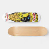 Skateboard Crème glacée d'abeille jaune inimitable (Horz)
