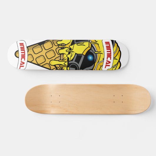 Skateboard Crème glacée d'abeille jaune inimitable (Horz)