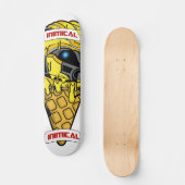Skateboard Crème glacée d'abeille jaune inimitable (Recto)