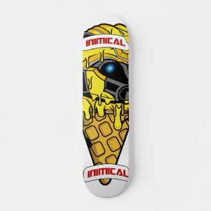 Skateboard Crème glacée d'abeille jaune inimitable