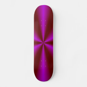 Skateboard Crimson rose rouge arc-en-ciel
