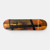 Skateboard Croix Abstraite Chrétienne Rédimée (Horz)