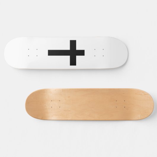 Skateboard Croix chrétienne (Horz)