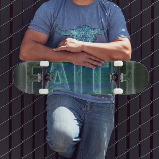 Skateboard Croix de foi Battement de coeur (Extérieur 3)