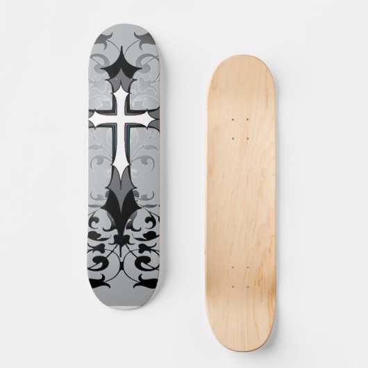 Skateboard Croix de Goth (Recto)