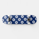 Skateboard Croix octogonale BLUE CORSAIR STYLE (Horz)