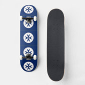Skateboard Croix octogonale BLUE CORSAIR STYLE (Recto)