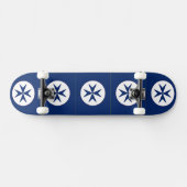 Skateboard Croix octogonale BLUE CORSAIR STYLE (Horz)