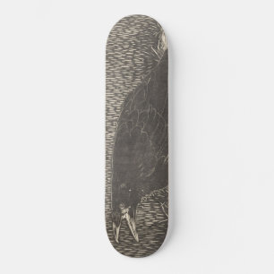 Skateboard Crow hurlant (par Jan Mankes)