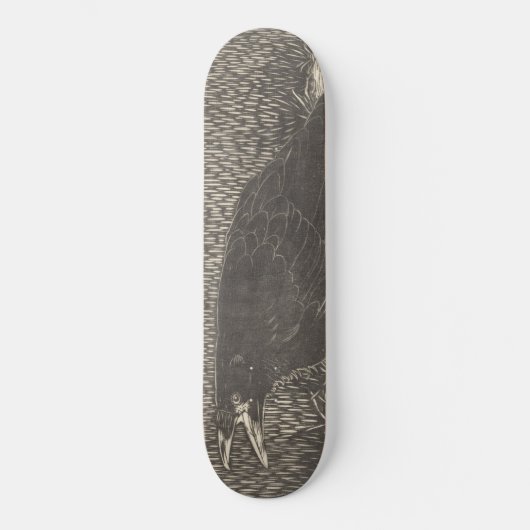 Skateboard Crow hurlant (par Jan Mankes) (Recto)