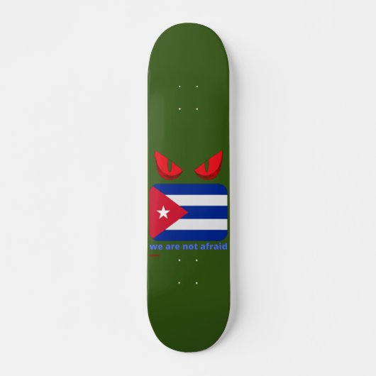 skateboard "CUBA" (Voorkant)
