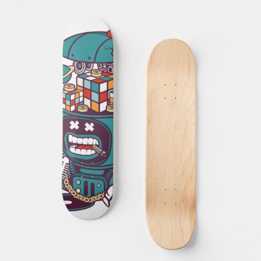 Skateboard Cube Bot (Recto)