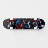 Skateboard Cube Illusion Infini | Géométrique Ultra 3D (Horz)