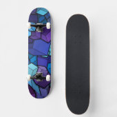 Skateboard Cubes Abstraits (Recto)