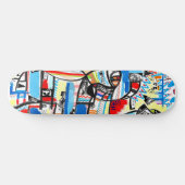 Skateboard Cubism boy skateboards pont (Horz)