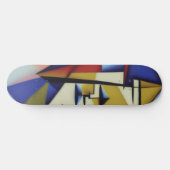 Skateboard Cubiste Zen Abstrait (Horz)