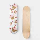 Skateboard Cupcake au chocolat aux fraises (Recto)