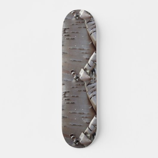 Skateboard Curly Birch Bark Tree Rustic (Devant)