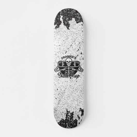 Skateboard Custom ADD NAME Skull Skate Shop (Devant)