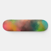 Skateboard Custom Blank Template Modern Colorful Abstract Art (Horz)
