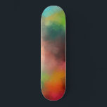 Skateboard Custom Blank Template Modern Colorful Abstract Art<br><div class="desc">Custom Blank Template Modern Colorful Abstract Art Pink Red Blue Green Yellow Trendy Skateboard.</div>